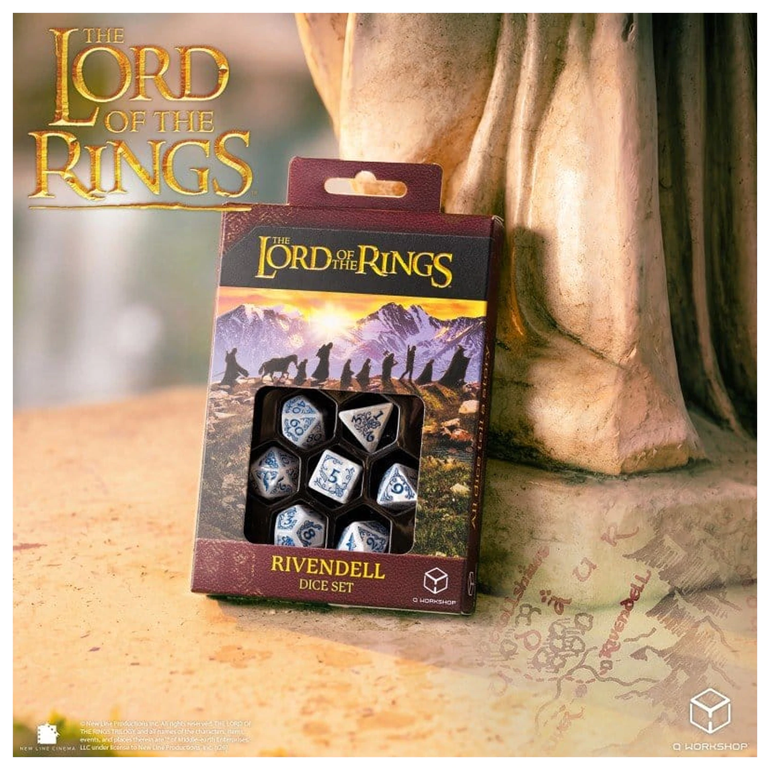 The Lord of the Rings Set od 7 kocki Rivendell (Stone) fotografija proizvoda
