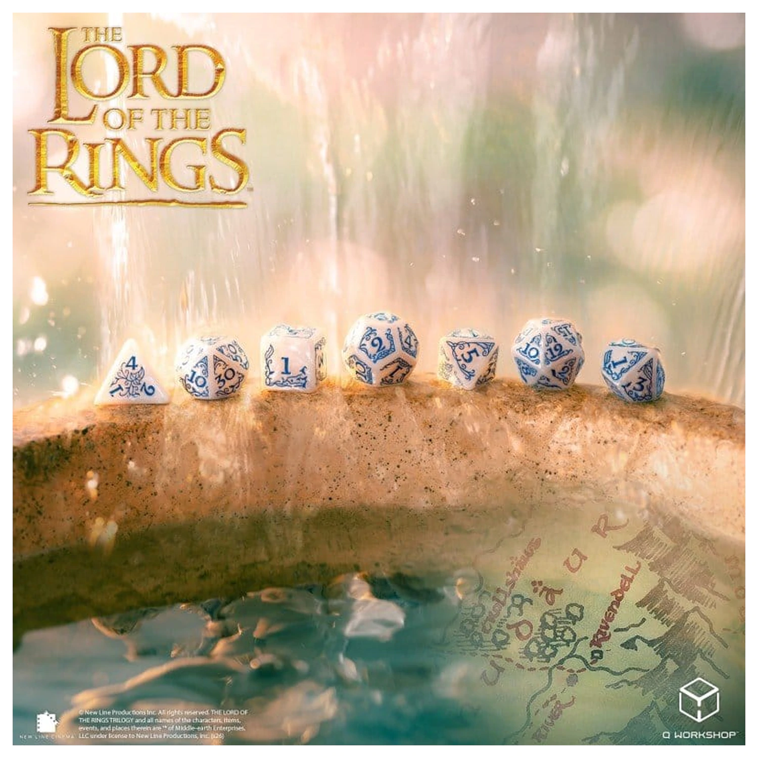The Lord of the Rings Set od 7 kocki Rivendell (Stone) fotografija proizvoda