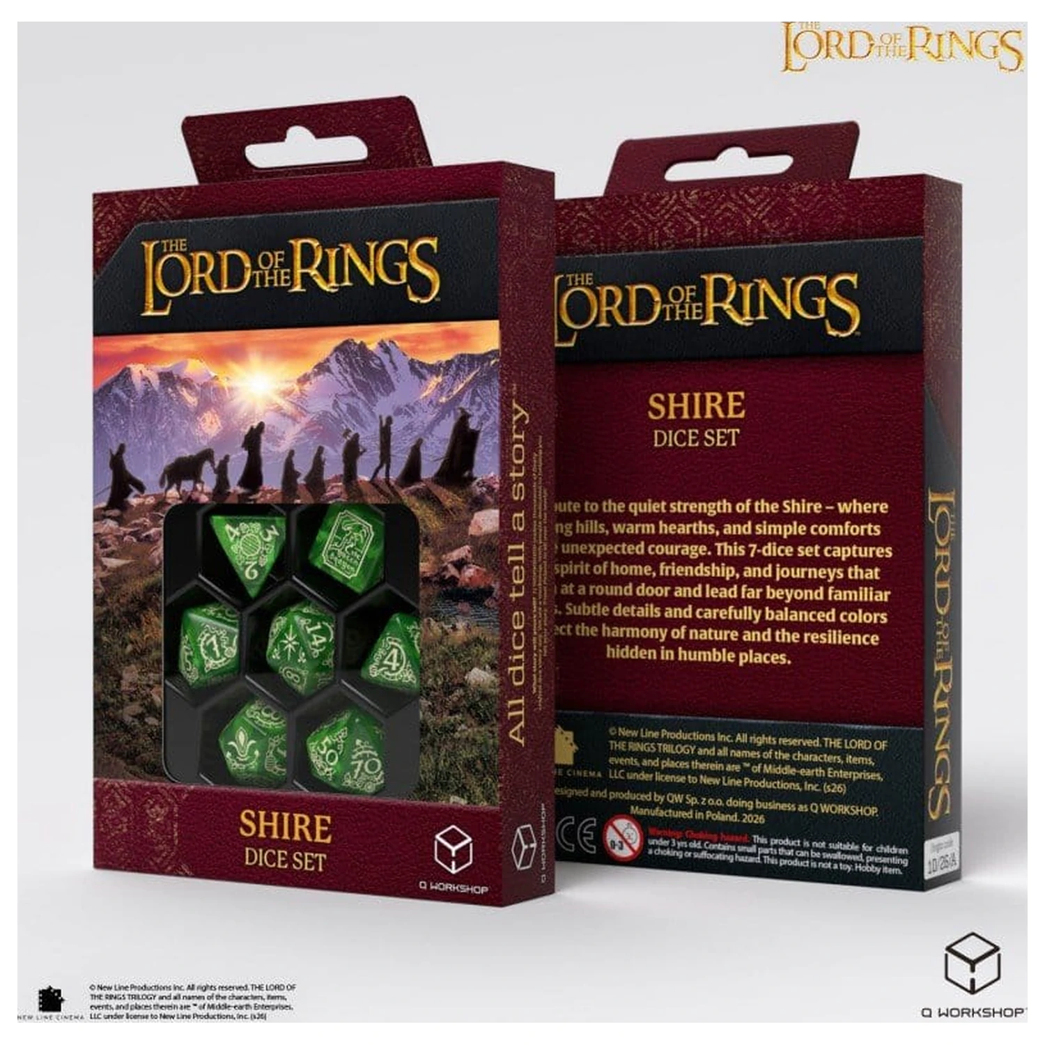 The Lord of the Rings Set od 7 kocki Shire fotografija proizvoda