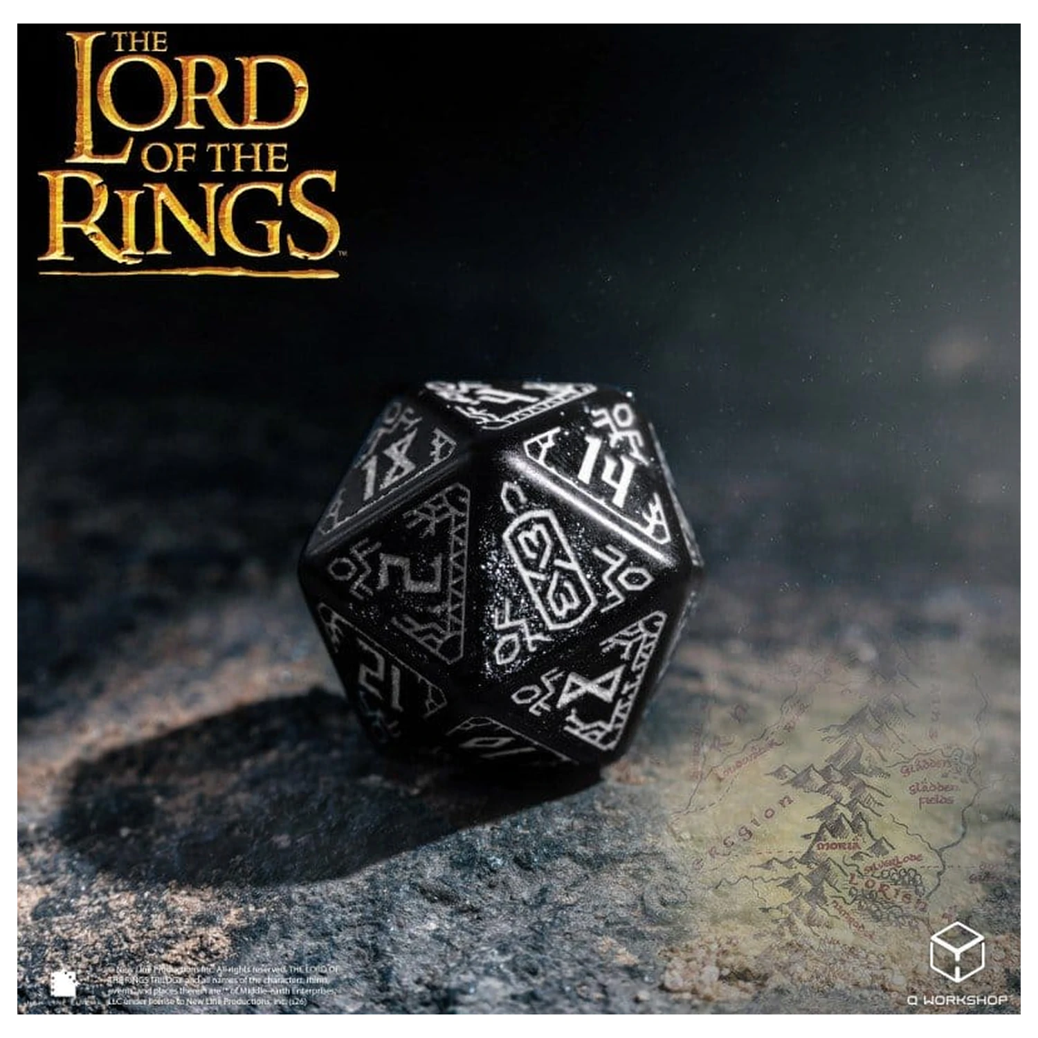 The Lord of the Rings Set kocki od 7 Moria (Glow in the Dark) fotografija proizvoda