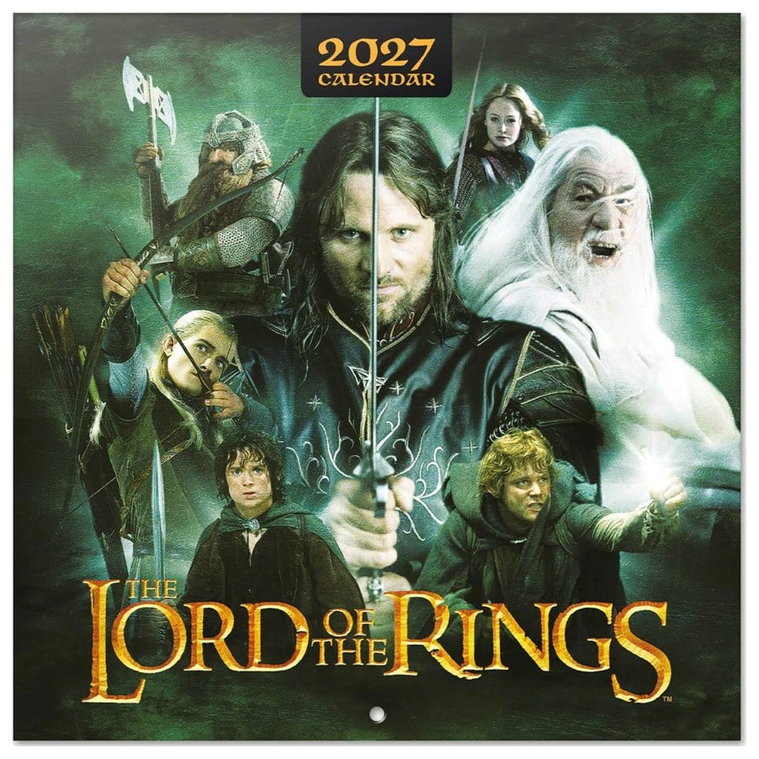 The Lord of the Rings zidni kalendar 2027 30 x 30 cm fotografija proizvoda
