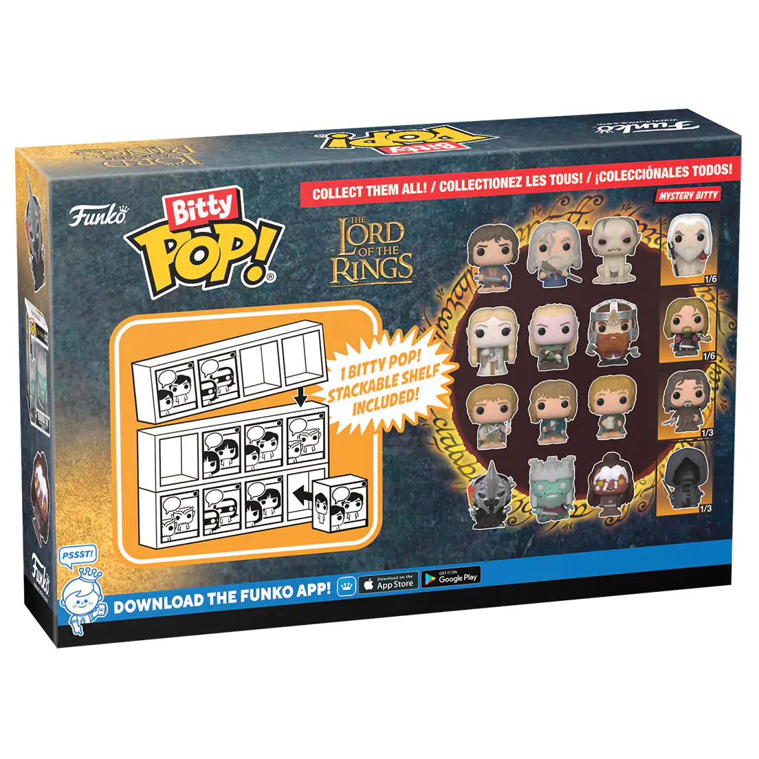 Blister pakiranje 4 figure Bitty Funko POP The Lord of the Rings Galadriel fotografija proizvoda