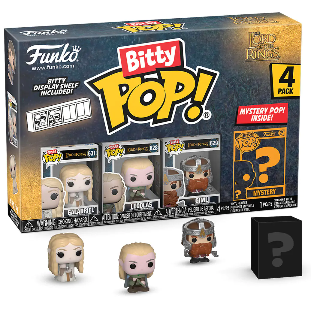 Blister pakiranje 4 figure Bitty Funko POP The Lord of the Rings Galadriel fotografija proizvoda