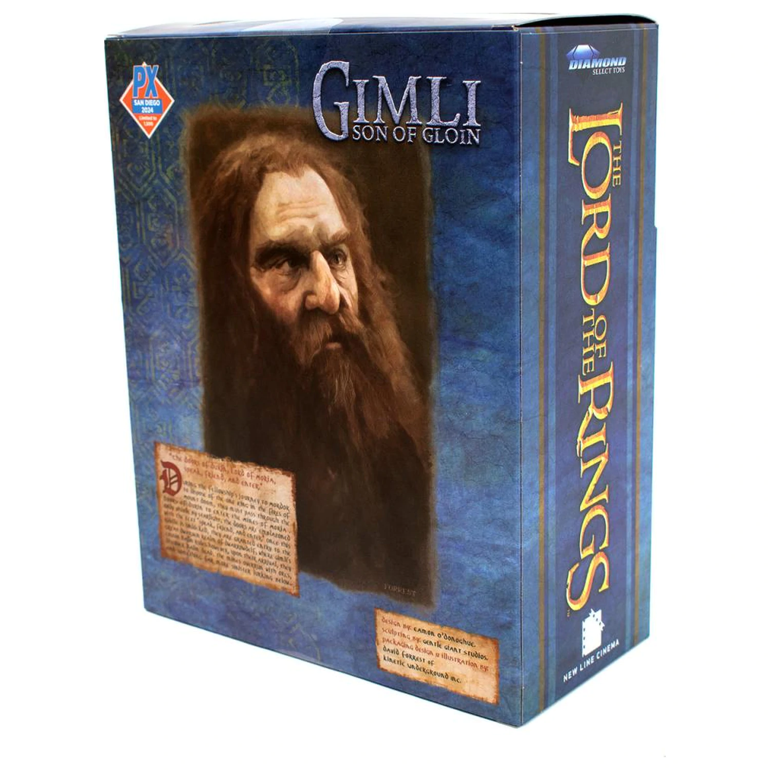 The Lord of the Rings Gimli Akcijska figura SDCC Exclusive fotografija proizvoda