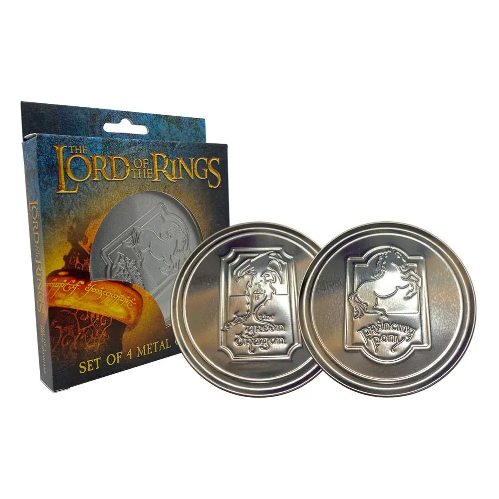 The Lord of the Rings podmetači 4-Pack Green Dragon fotografija proizvoda