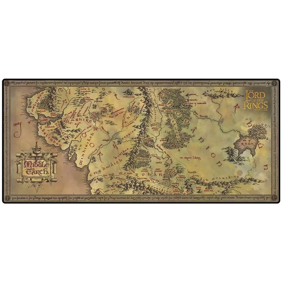 The Lord of the Rings Map gaming podloga za stol fotografija proizvoda