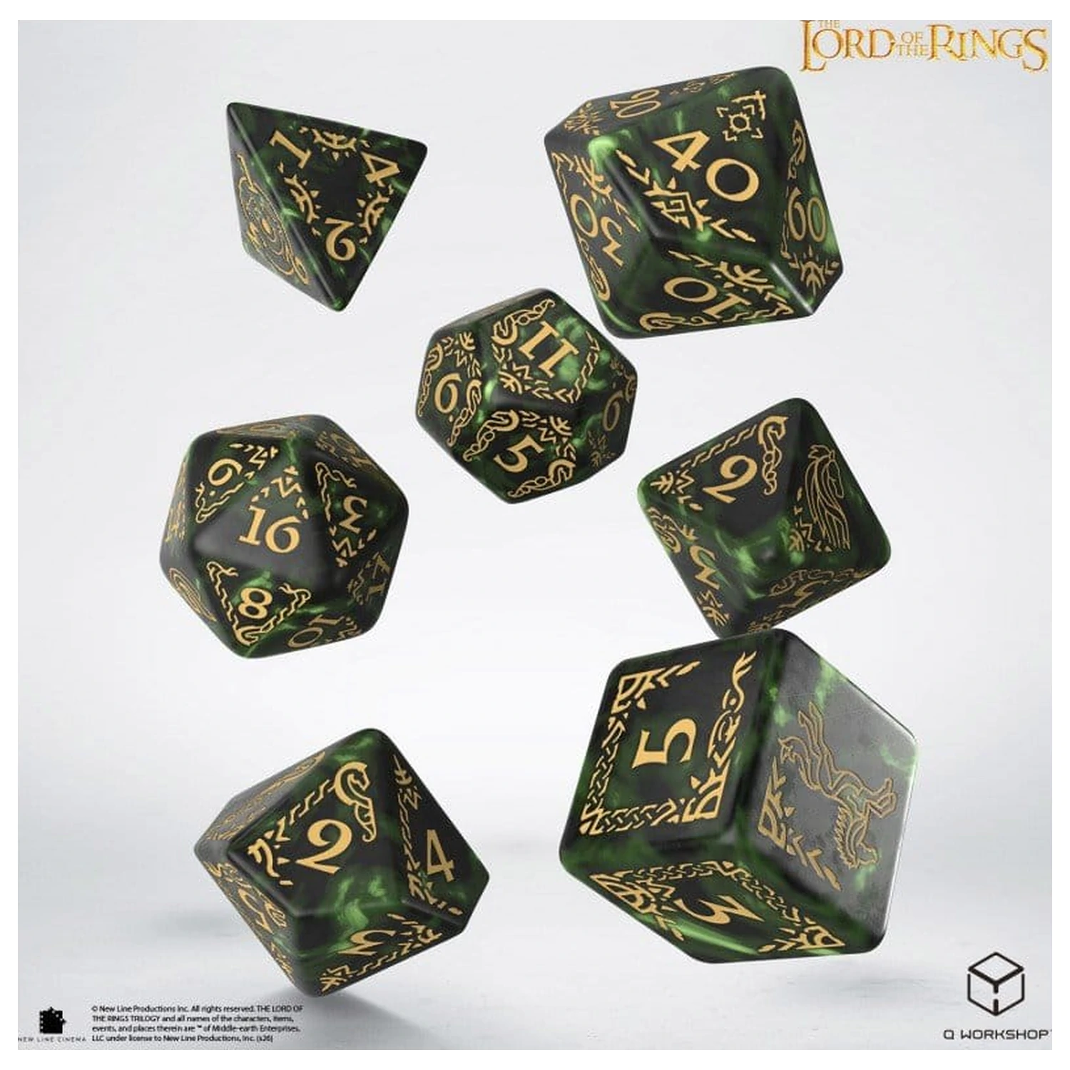 The Lord of the Rings Set od 7 Rohan kockica fotografija proizvoda