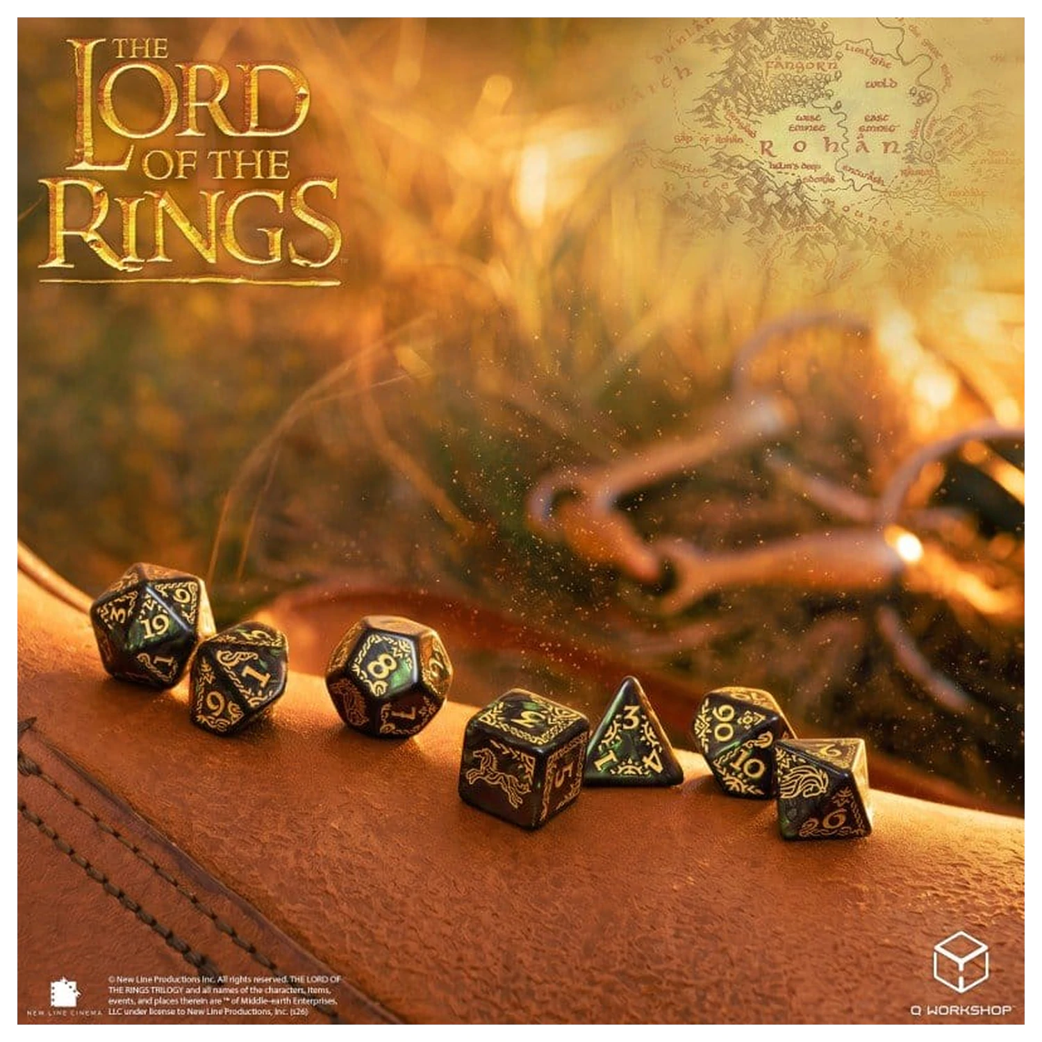 The Lord of the Rings Set od 7 Rohan kockica fotografija proizvoda