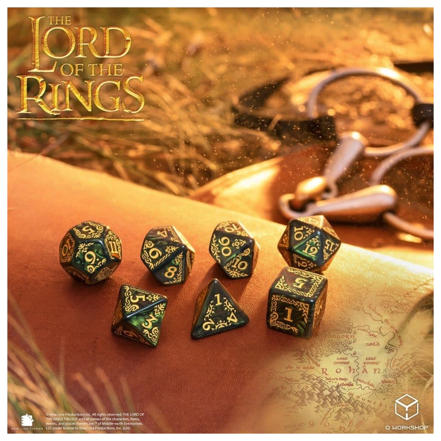 The Lord of the Rings Set od 7 Rohan kockica fotografija proizvoda