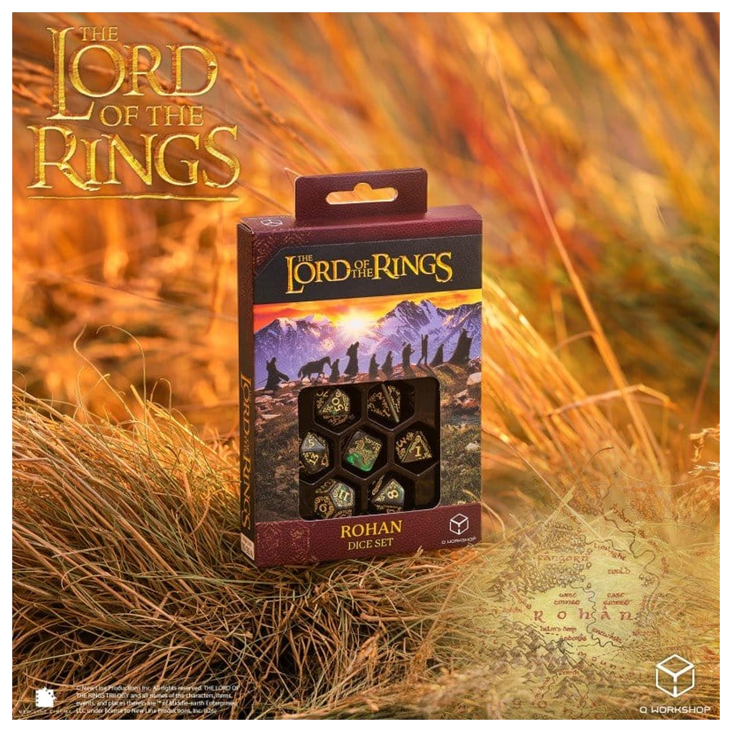 The Lord of the Rings Set od 7 Rohan kockica fotografija proizvoda