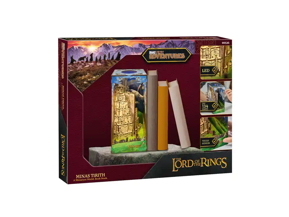 The Lord of the Rings Tiny Adventures Book Nook Mini Diorama Minas Tirith 23 cm fotografija proizvoda