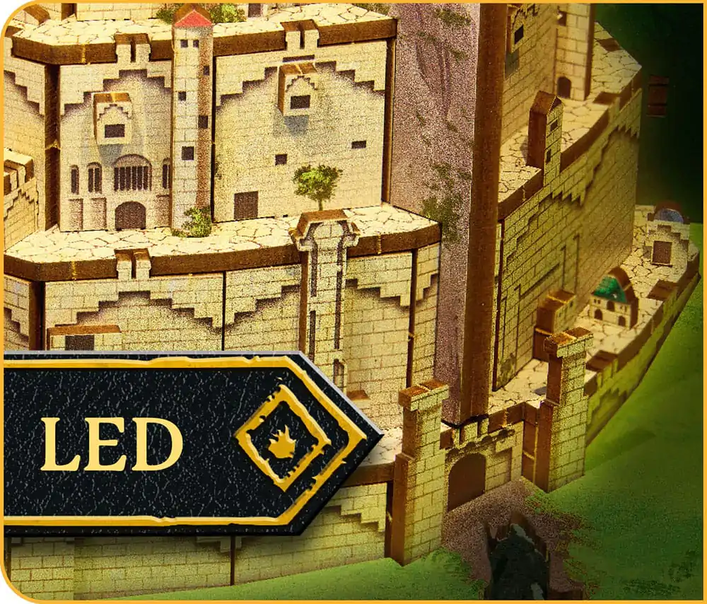 The Lord of the Rings Tiny Adventures Book Nook Mini Diorama Minas Tirith 23 cm fotografija proizvoda