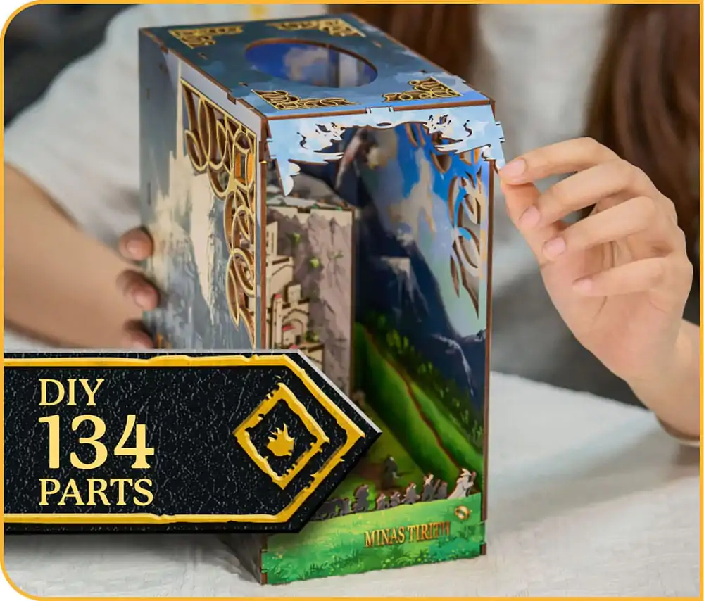 The Lord of the Rings Tiny Adventures Book Nook Mini Diorama Minas Tirith 23 cm fotografija proizvoda
