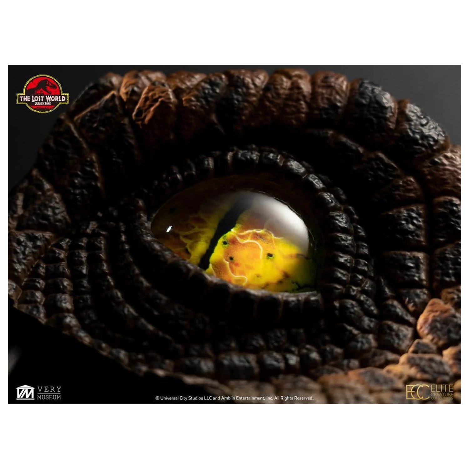The Lost World: Jurassic Park Replica bista muškog Velociraptora oko rekvizit 23 cm fotografija proizvoda