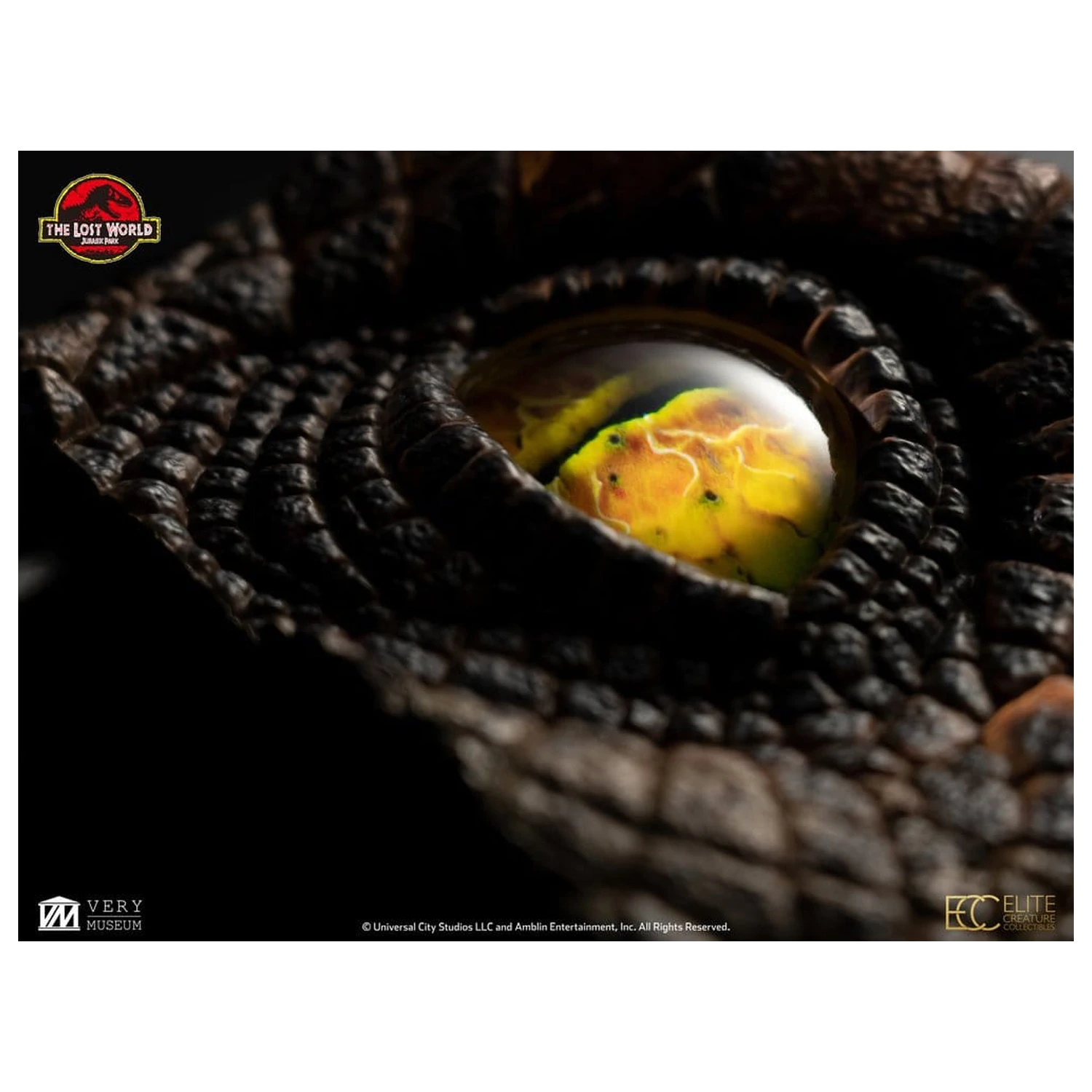 The Lost World: Jurassic Park Replica bista muškog Velociraptora oko rekvizit 23 cm fotografija proizvoda