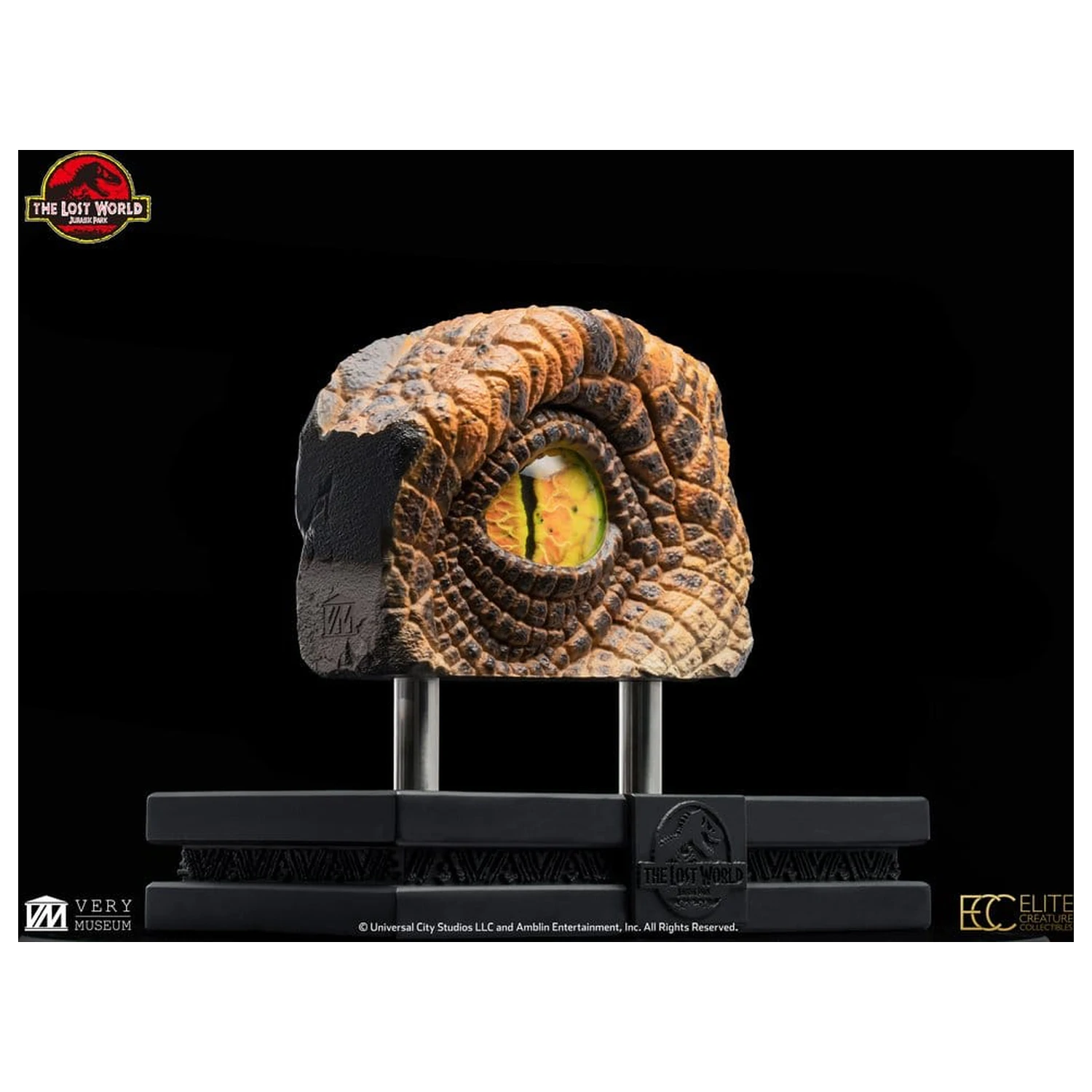 The Lost World: Jurassic Park Replica bista muškog Velociraptora oko rekvizit 23 cm fotografija proizvoda