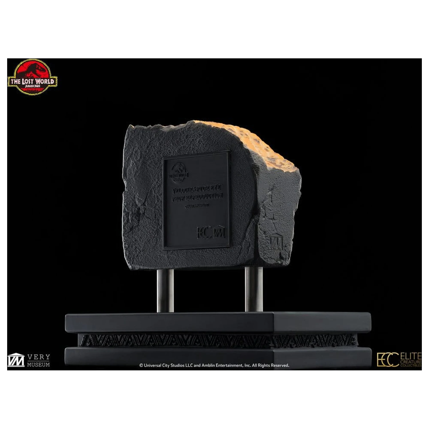 The Lost World: Jurassic Park Replica bista muškog Velociraptora oko rekvizit 23 cm fotografija proizvoda