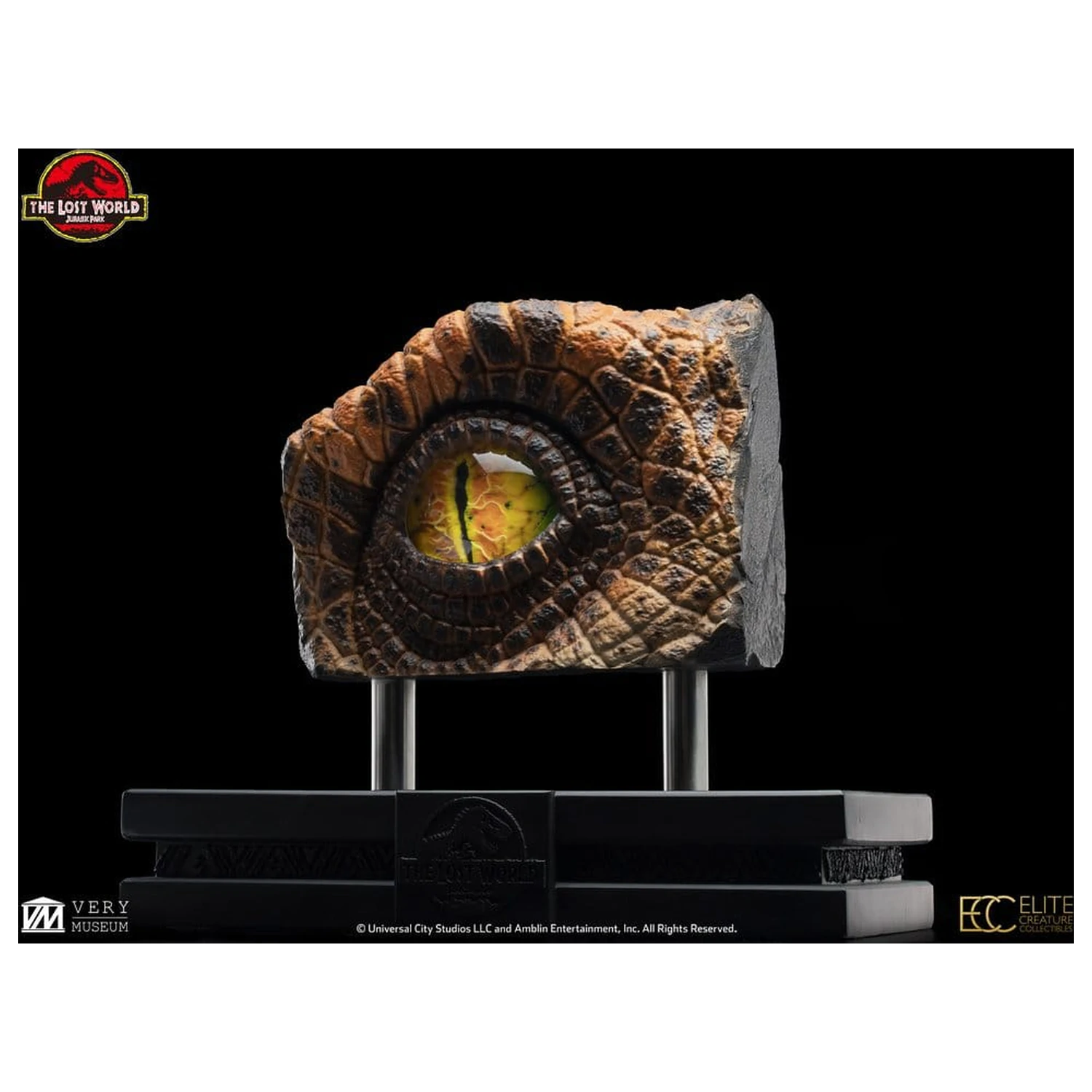 The Lost World: Jurassic Park Replica bista muškog Velociraptora oko rekvizit 23 cm fotografija proizvoda