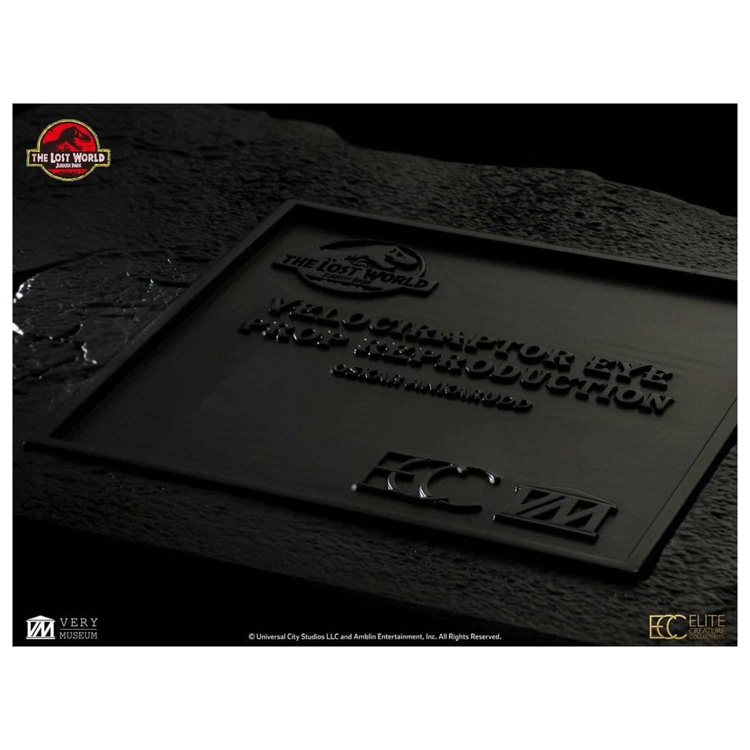 The Lost World: Jurassic Park Replica bista muškog Velociraptora oko rekvizit 23 cm fotografija proizvoda