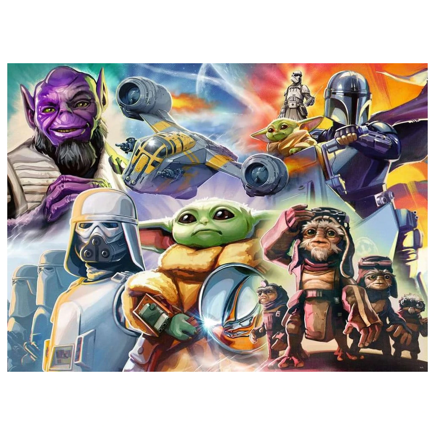 The Mandalorian and Grogu slagalica (500 komada) fotografija proizvoda