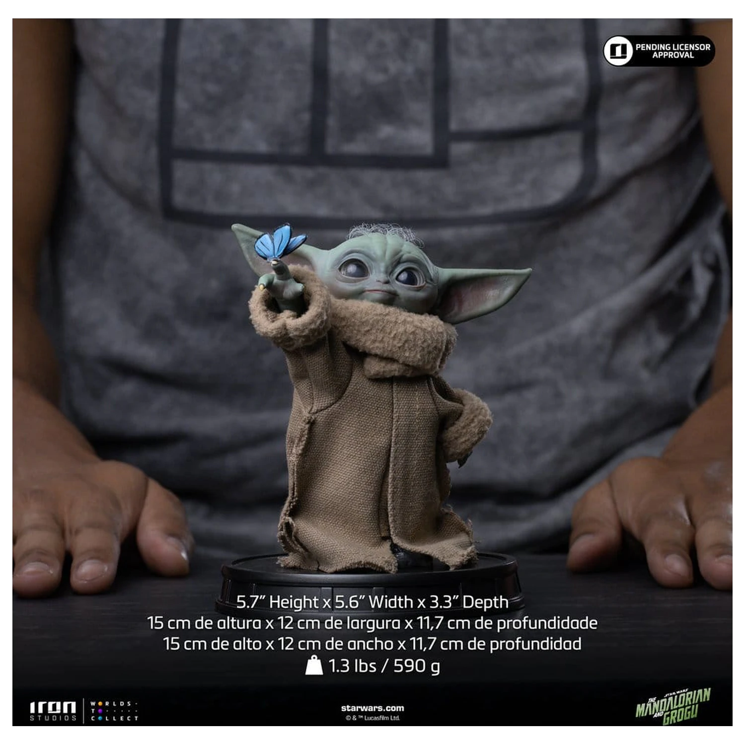The Mandalorian & Grogu Kolekcija Grogu Statua Grogu Butterfly Wonder fotografija proizvoda