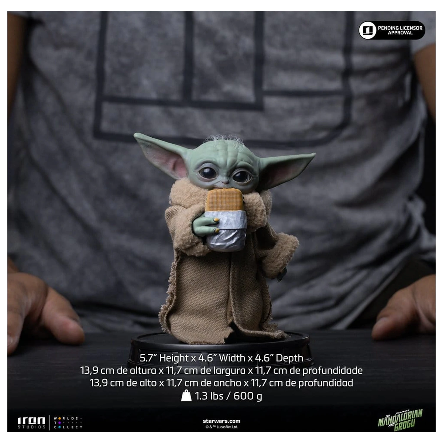 The Mandalorian & Grogu Grogu Collection Kipić Grogu kolica s hranom i grickalicama fotografija proizvoda