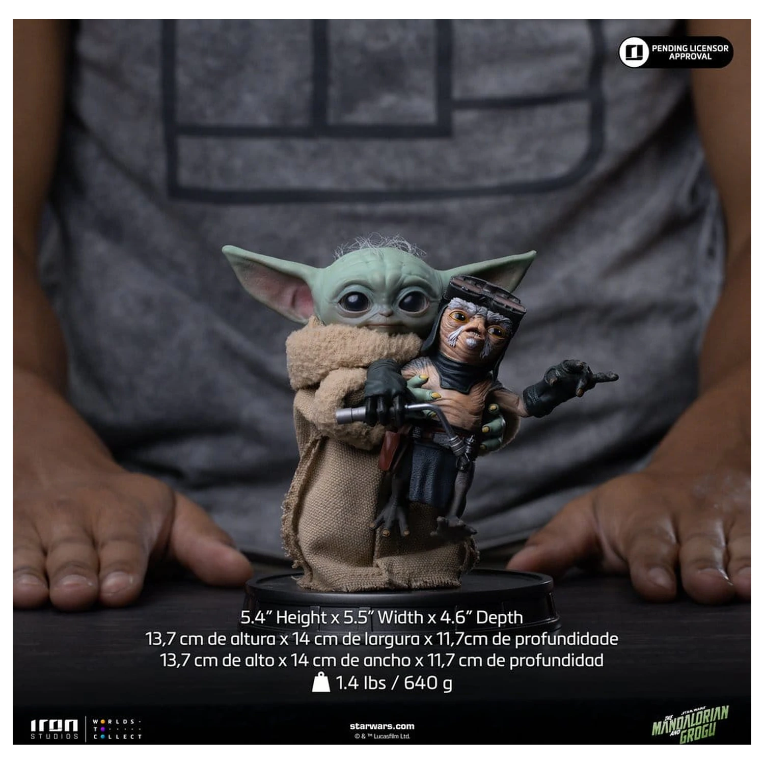 The Mandalorian & Grogu Grogu Collection Kip Grogu No Squeezy fotografija proizvoda