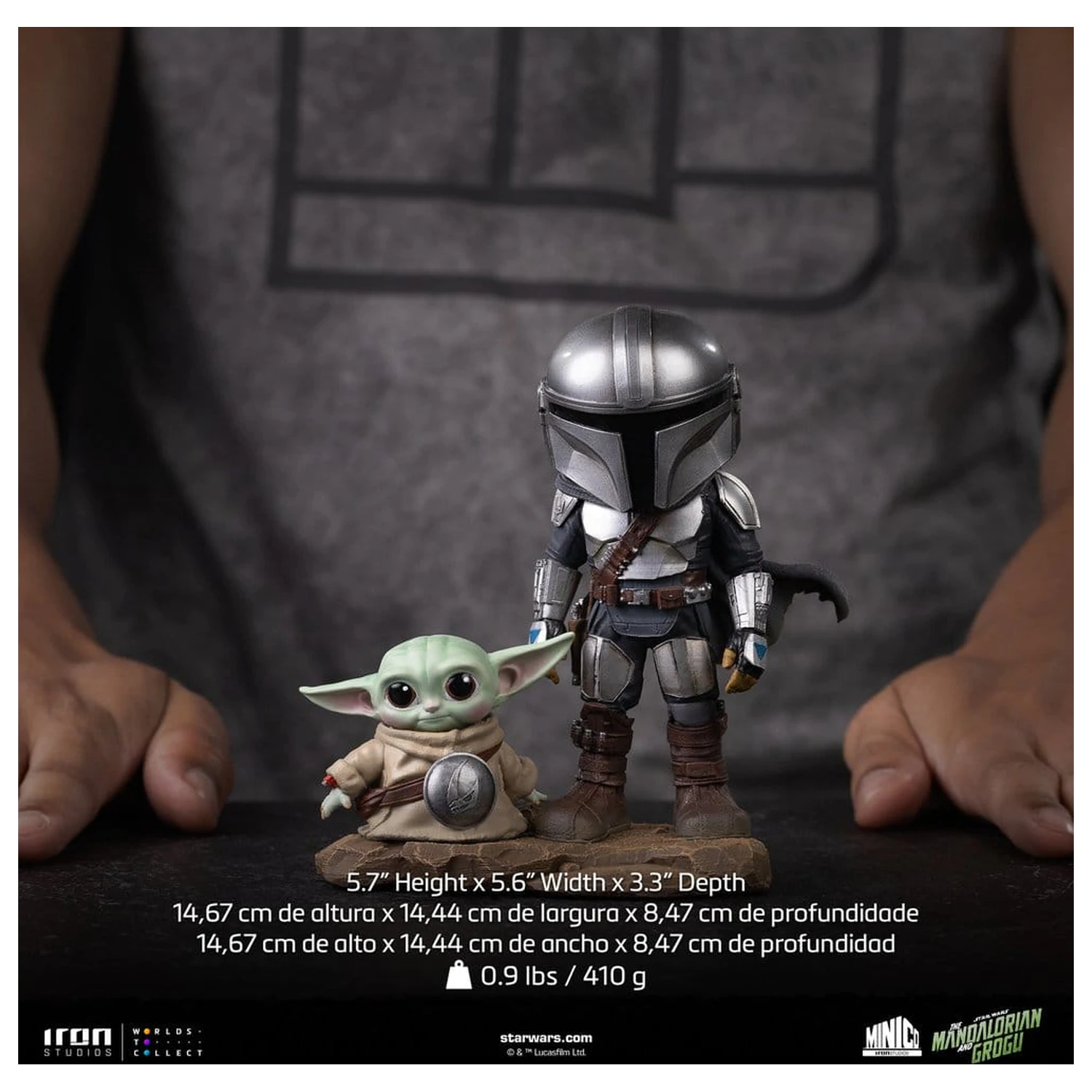 The Mandalorian & Grogu MiniCo figura The Mandalorian and Grogu fotografija proizvoda