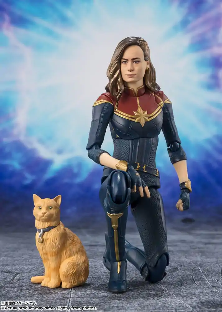 The Marvels S.H. Figuarts akcijska figura Captain Marvel 15 cm fotografija proizvoda