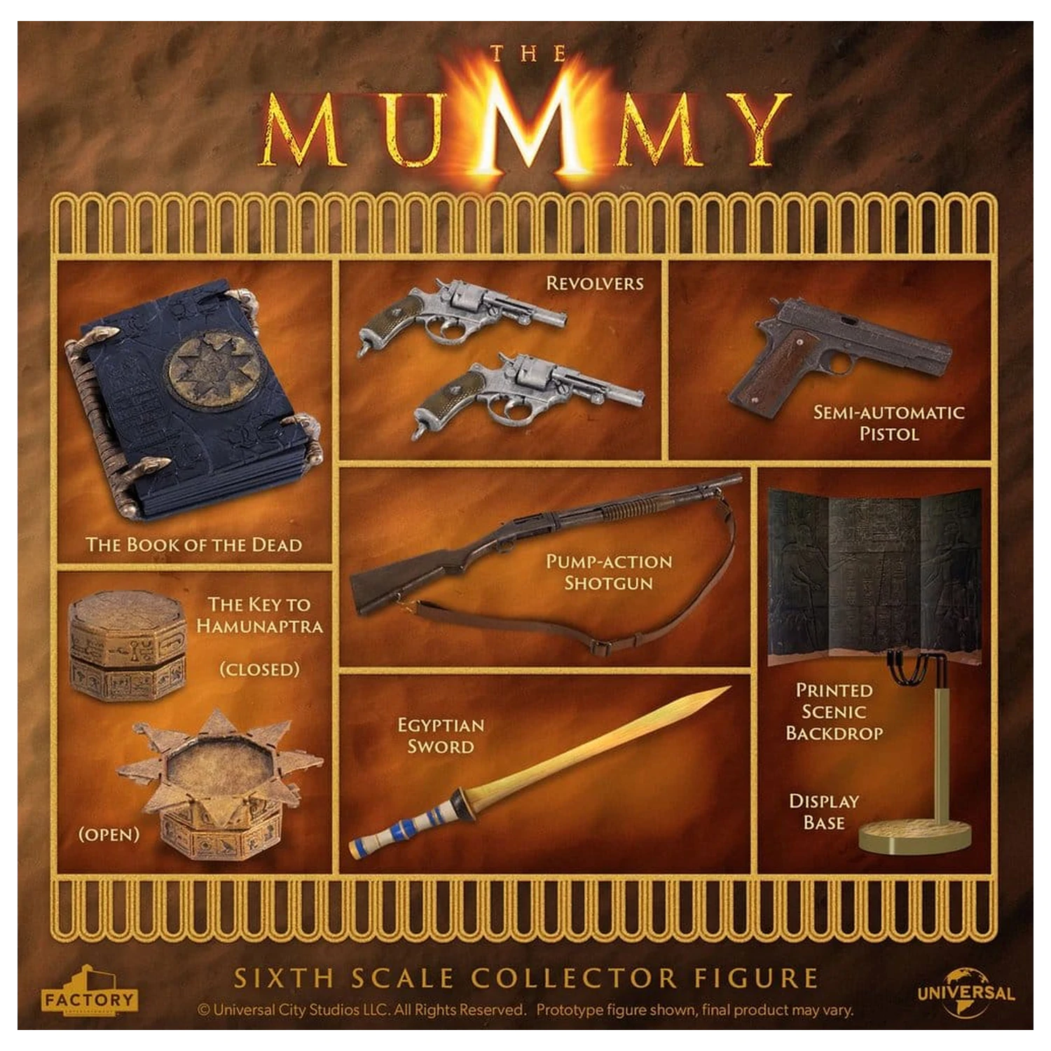 The Mummy Akcijska figura 1/6 Rick O’Connell 30 cm fotografija proizvoda