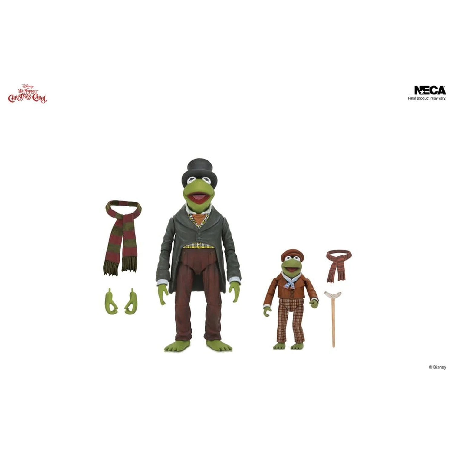 The Muppet Christmas Carol Ultimate Action Figures paket od 2 figure Kermit as Bob Cratchit & Robin as Tiny Tim 18 cm fotografija proizvoda