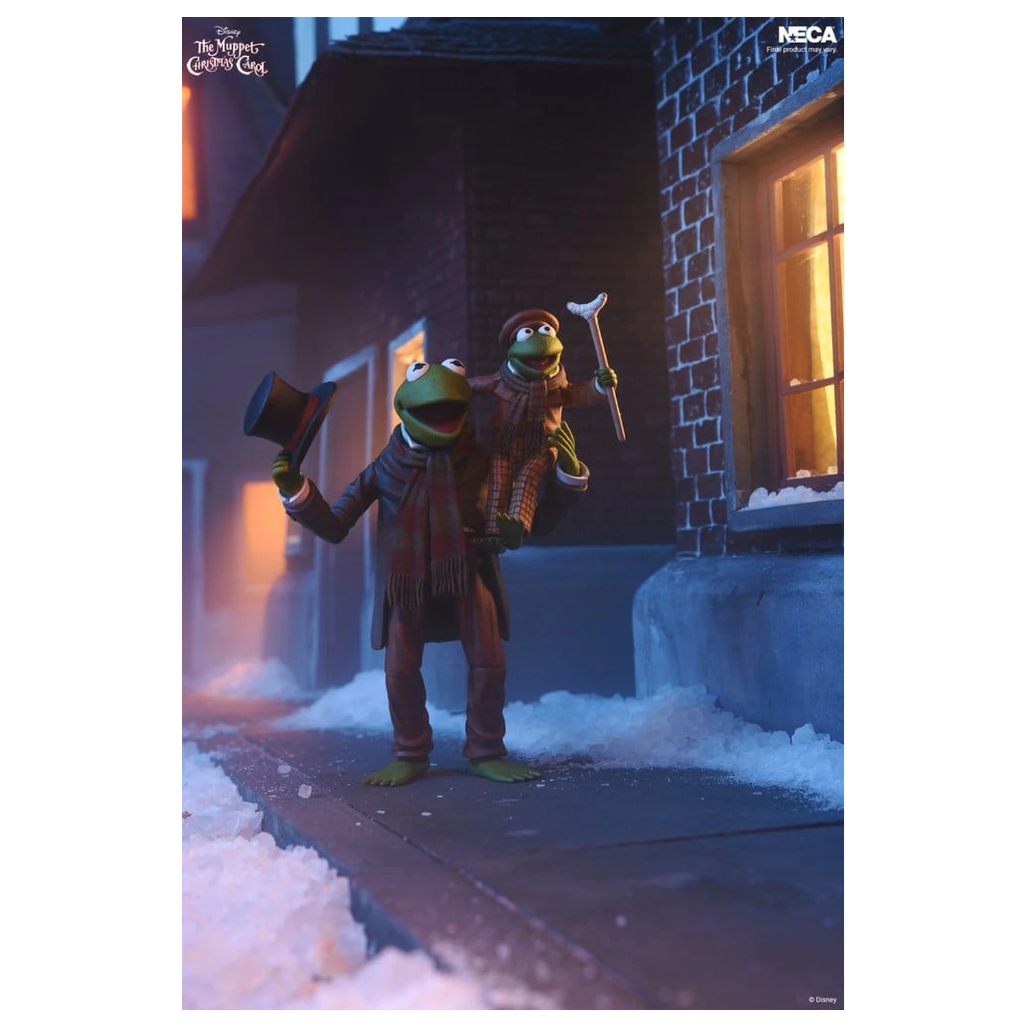 The Muppet Christmas Carol Ultimate Action Figures paket od 2 figure Kermit as Bob Cratchit & Robin as Tiny Tim 18 cm fotografija proizvoda