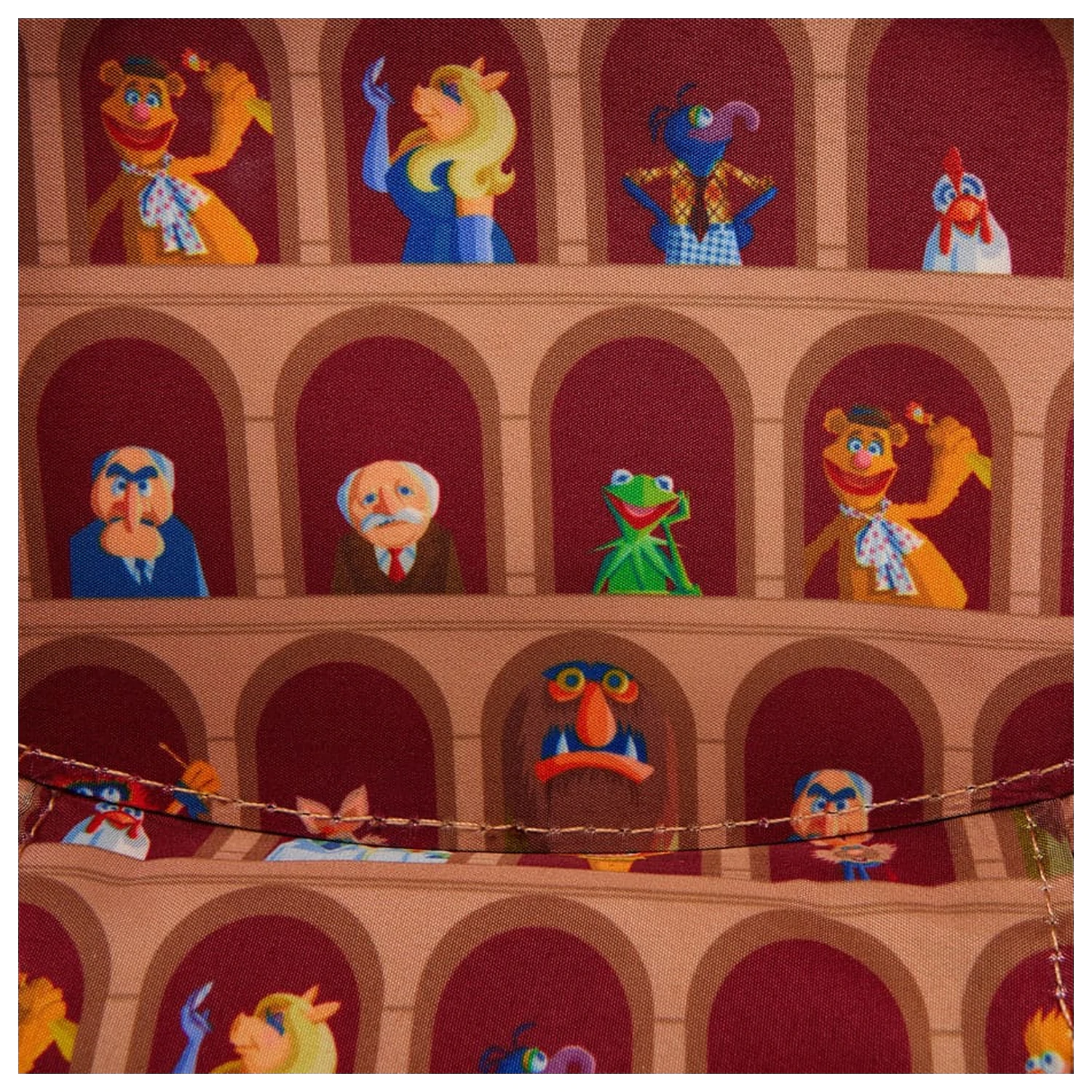 The Muppet Show by Loungefly Torba s preklopom i gornjom ručkom fotografija proizvoda