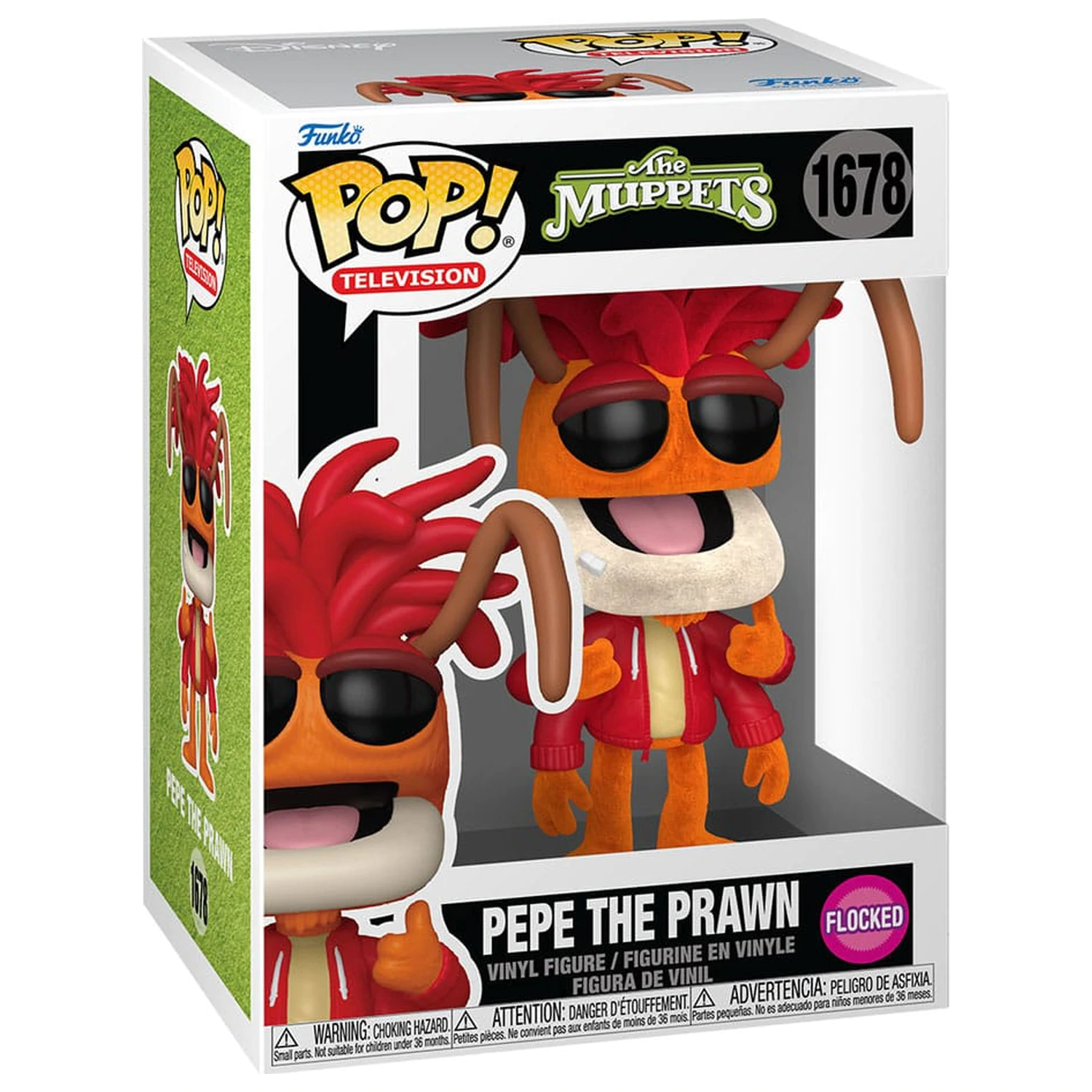 The Muppets Funko POP! vinilna figura Pepe the Prawn (Flocked) 9 cm fotografija proizvoda