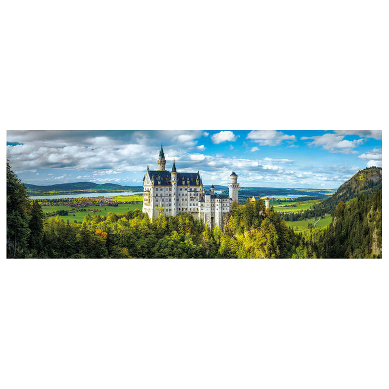 The Neuschwanstein Castle Panorama slagalica 1000 komada fotografija proizvoda