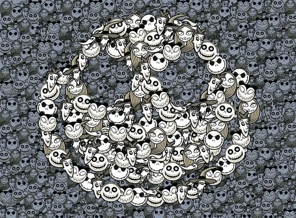 The Nightmare Before Christmas Challenge Puzzle Slagalica King of Fright (500 dijelova) fotografija proizvoda