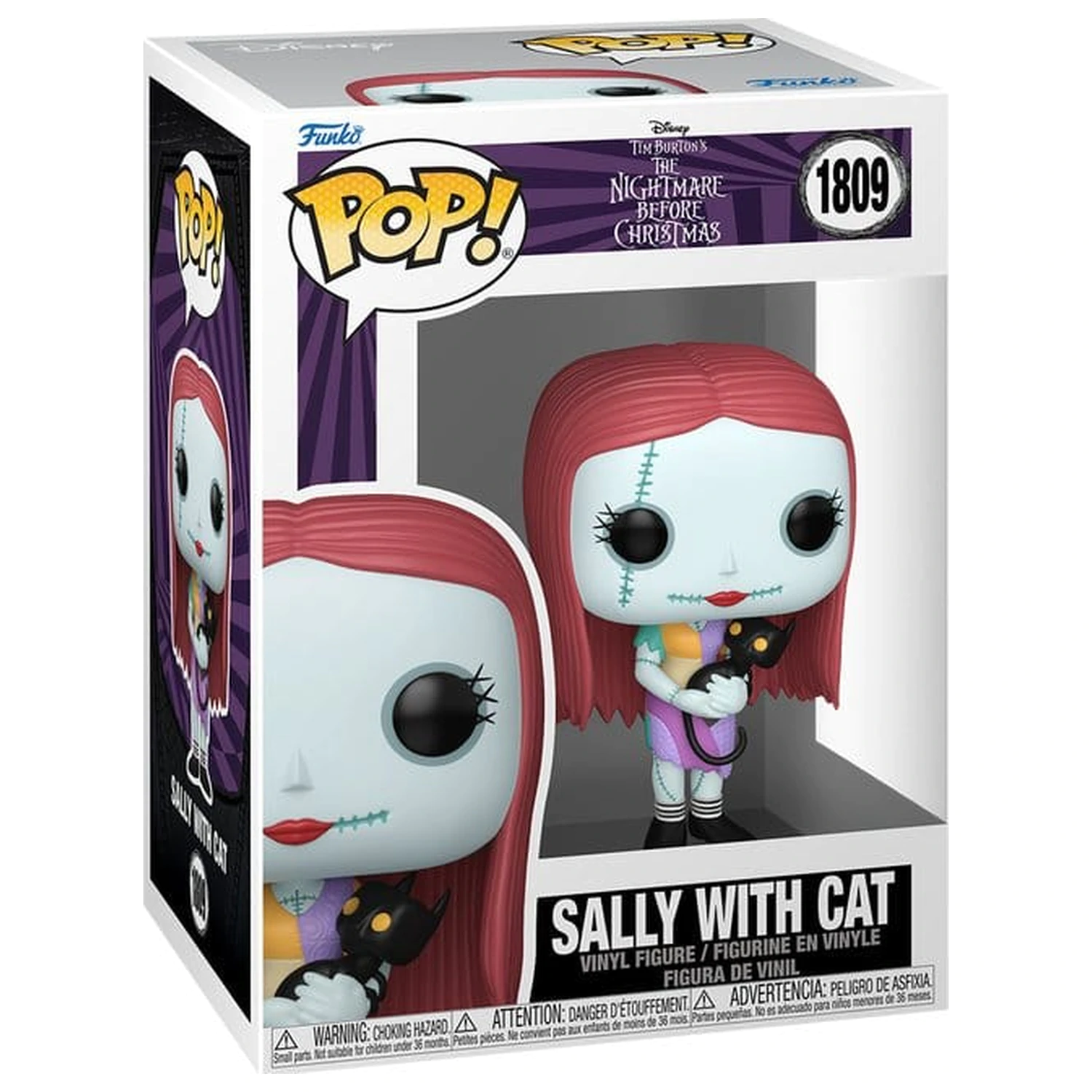 The Nightmare Before Christmas Funko POP! vinilna figura Sally with Cat 9 cm fotografija proizvoda