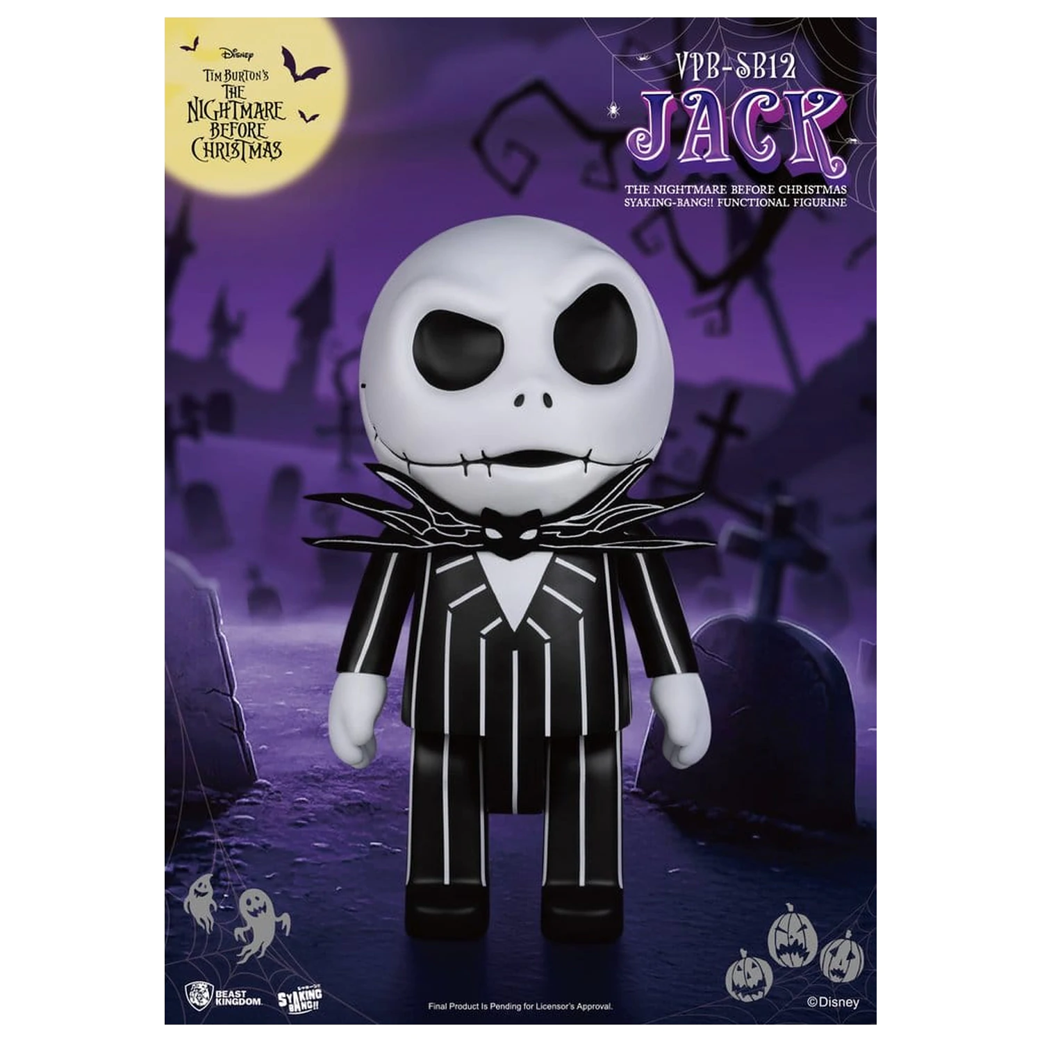 The Nightmare Before Christmas syaking-bang Figurica Bank Jack 47 cm fotografija proizvoda