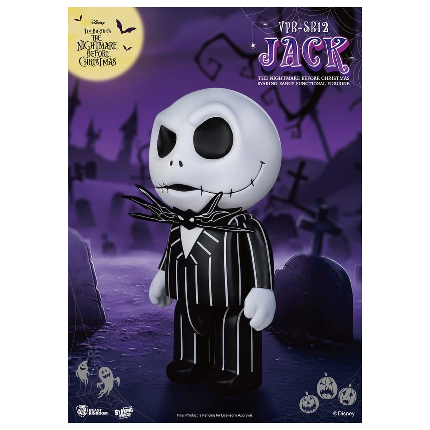 The Nightmare Before Christmas syaking-bang Figurica Bank Jack 47 cm fotografija proizvoda