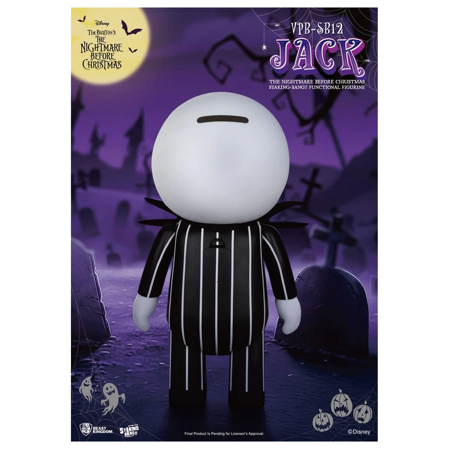 The Nightmare Before Christmas syaking-bang Figurica Bank Jack 47 cm fotografija proizvoda