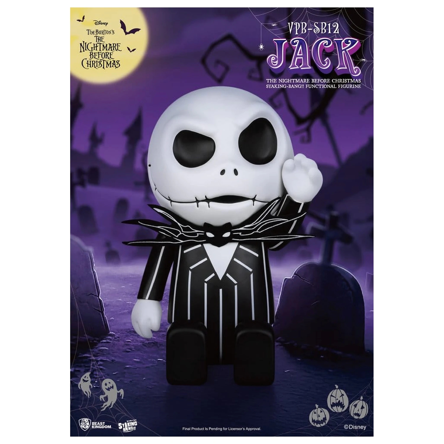 The Nightmare Before Christmas syaking-bang Figurica Bank Jack 47 cm fotografija proizvoda