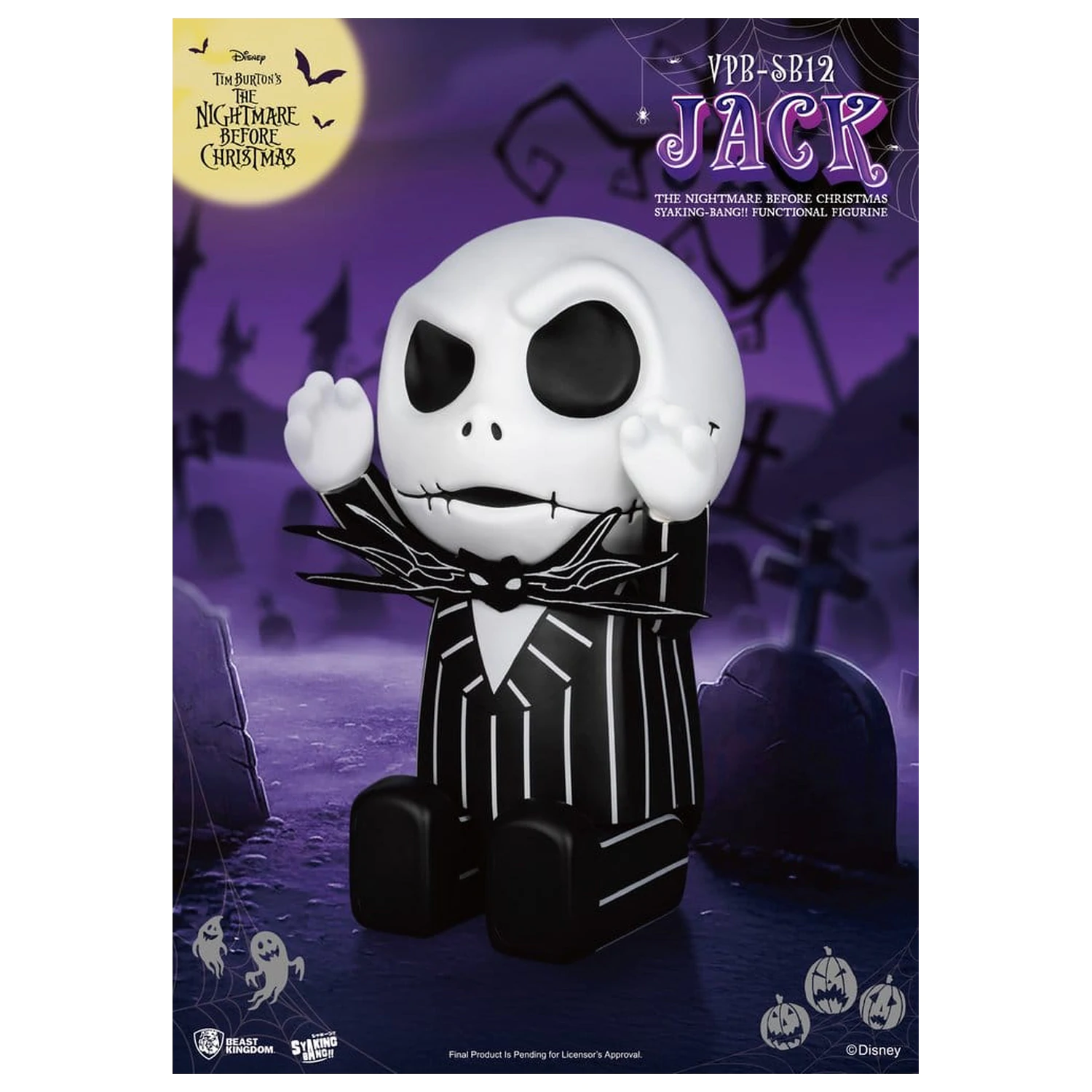 The Nightmare Before Christmas syaking-bang Figurica Bank Jack 47 cm fotografija proizvoda