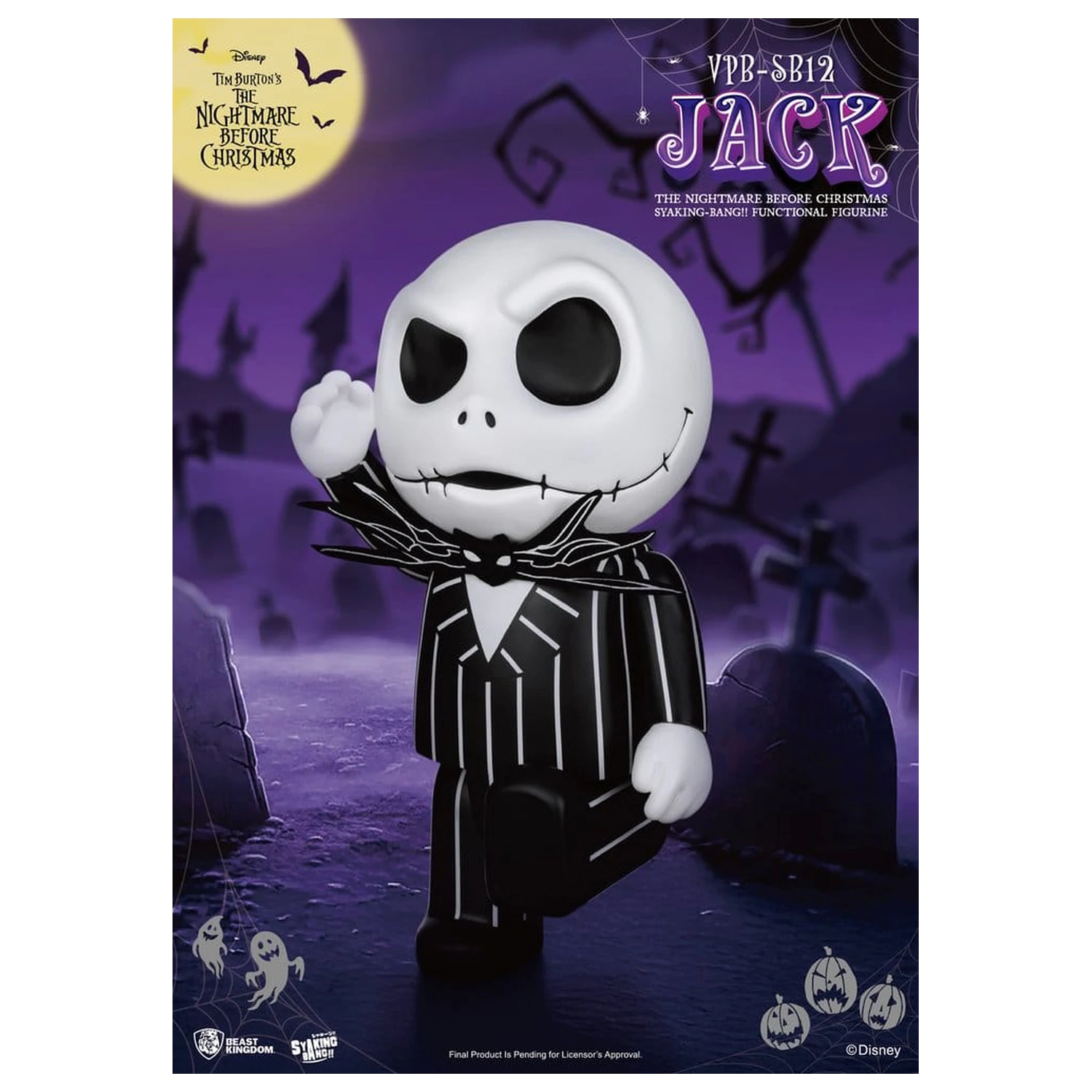 The Nightmare Before Christmas syaking-bang Figurica Bank Jack 47 cm fotografija proizvoda