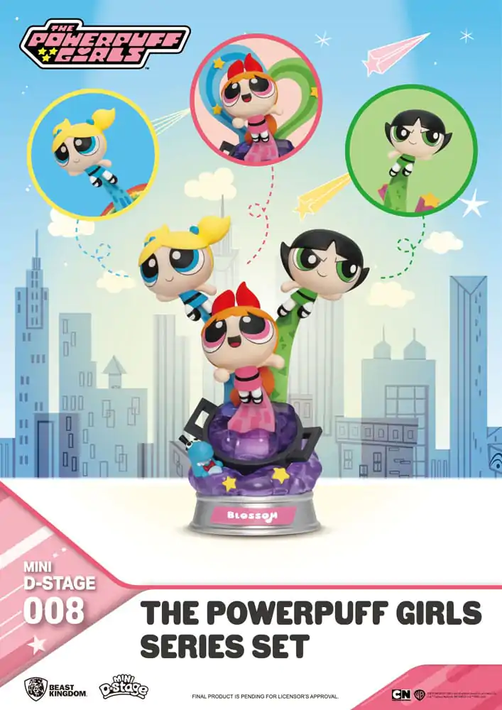 The Powerpuff Girls Mini Diorama Stage Statue The Powerpuff Girls Series Set 12 cmThe Powerpuff Girls Mini Diorama Stage Kipići The Powerpuff Girls Series Set 12 cm fotografija proizvoda