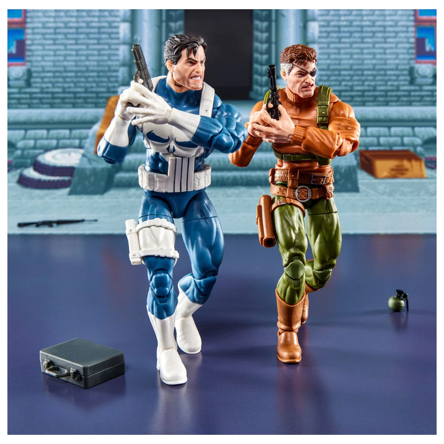 The Punisher Marvel Legends Gamerverse akcija figura 2-Pack Punisher & Nick Fury 15 cm fotografija proizvoda