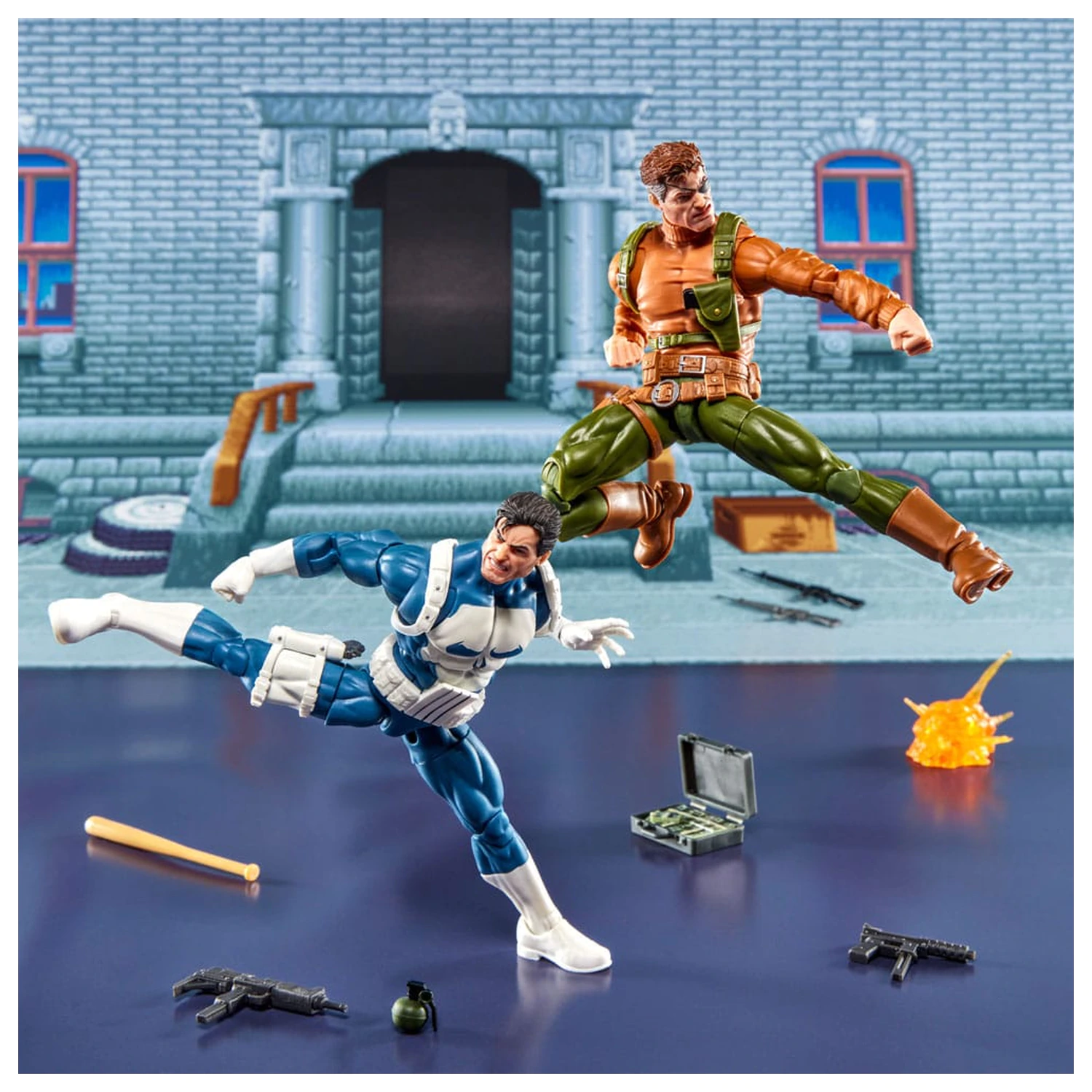 The Punisher Marvel Legends Gamerverse akcija figura 2-Pack Punisher & Nick Fury 15 cm fotografija proizvoda