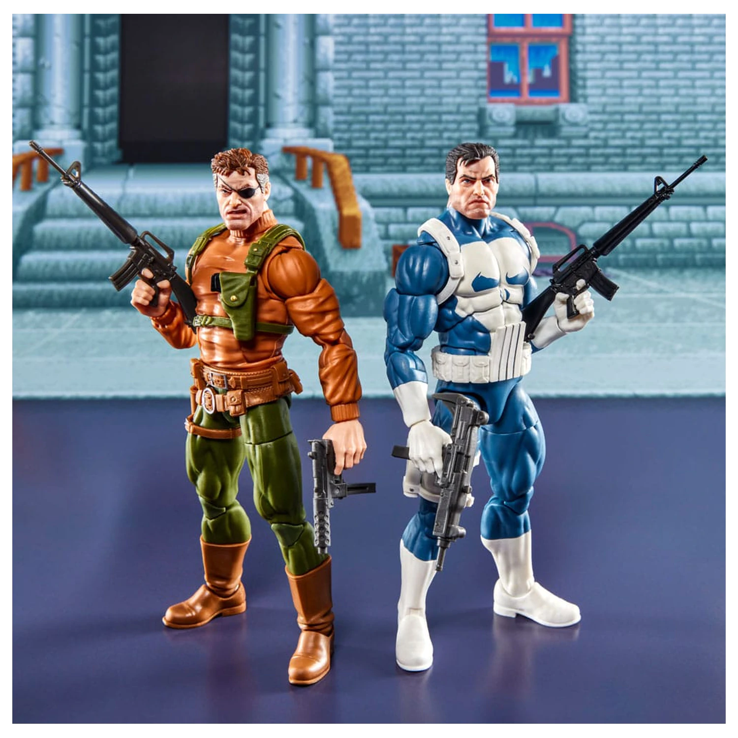 The Punisher Marvel Legends Gamerverse akcija figura 2-Pack Punisher & Nick Fury 15 cm fotografija proizvoda