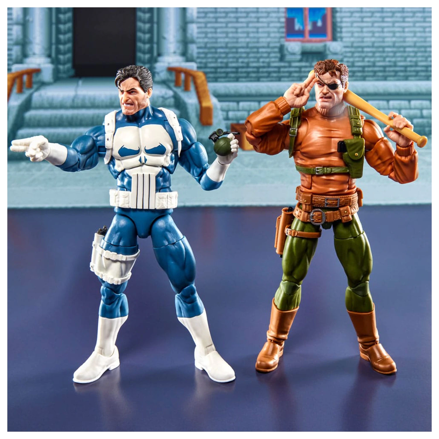 The Punisher Marvel Legends Gamerverse akcija figura 2-Pack Punisher & Nick Fury 15 cm fotografija proizvoda