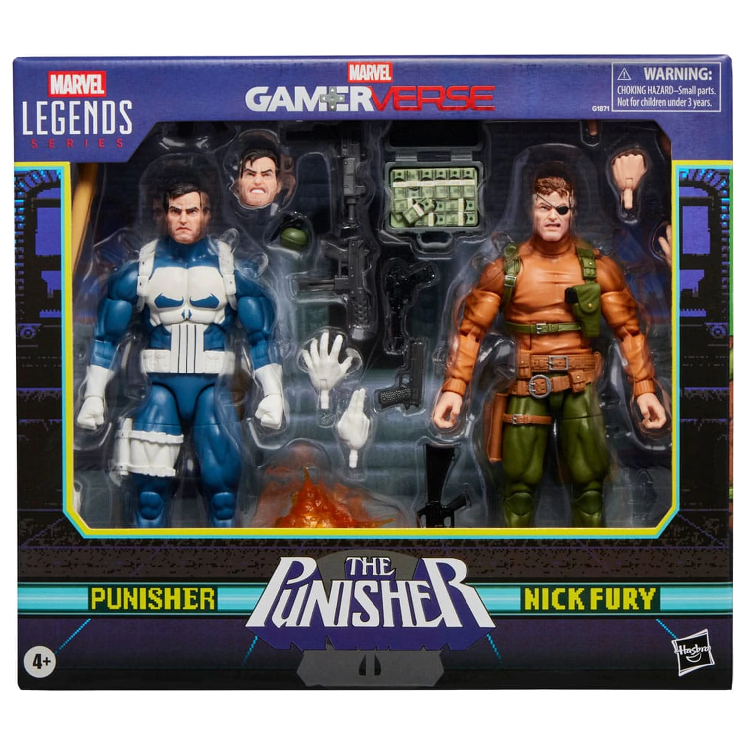 The Punisher Marvel Legends Gamerverse akcija figura 2-Pack Punisher & Nick Fury 15 cm fotografija proizvoda