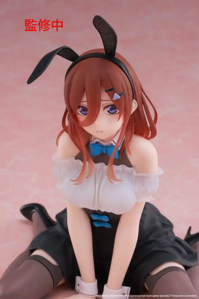 The Quintessential Quintuplets 3 PVC Kip Stolni Slatka Figura Miku Nakano (Bunny Ver.) 13 cm fotografija proizvoda